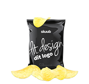 Reklame slik Chips med logo